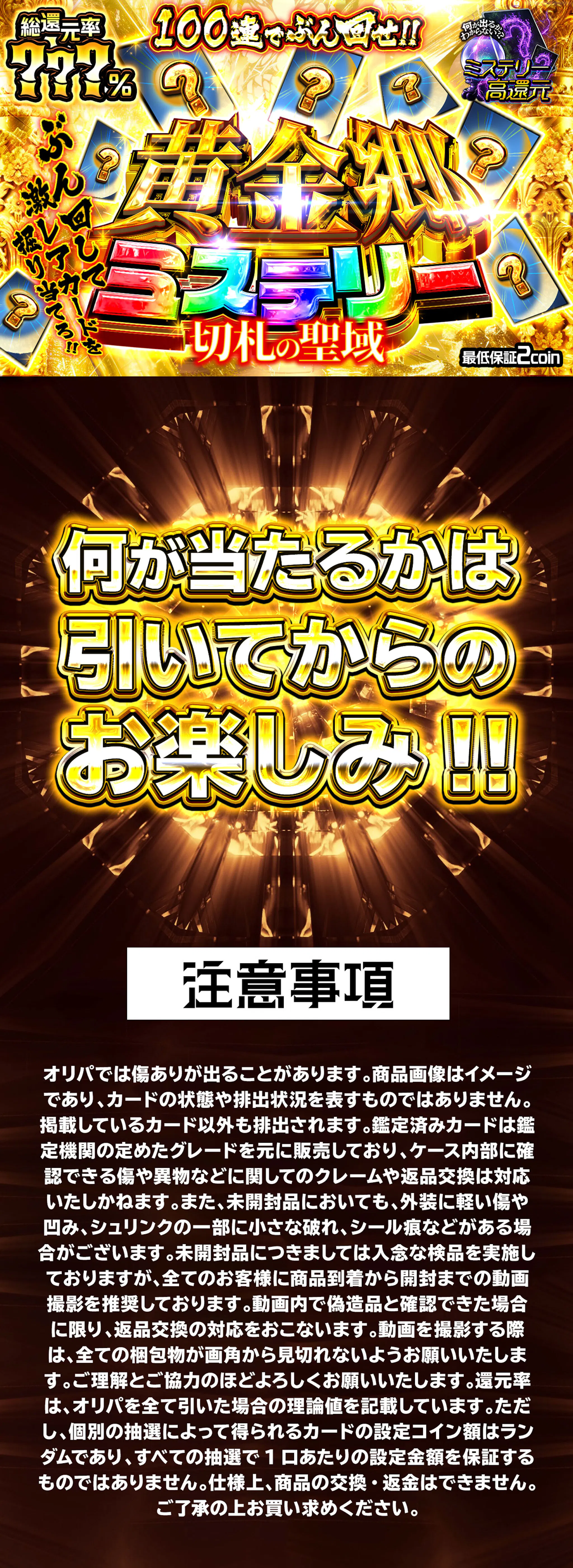 黄金郷ミステリー ~切札の聖域~