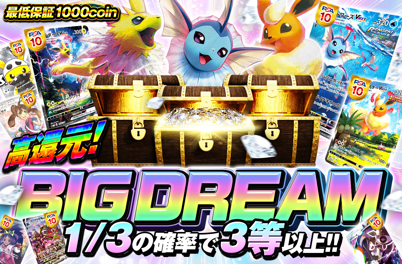 BIG DREAM | 日本トレカセンターオンラインオリパ