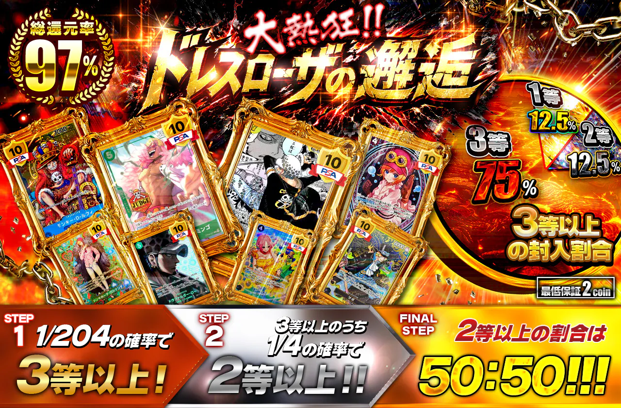 ドレスローザの邂逅　大熱狂！！
